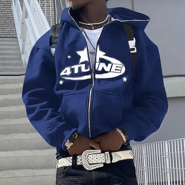 Men’s Hip Hop Printed Hoodie