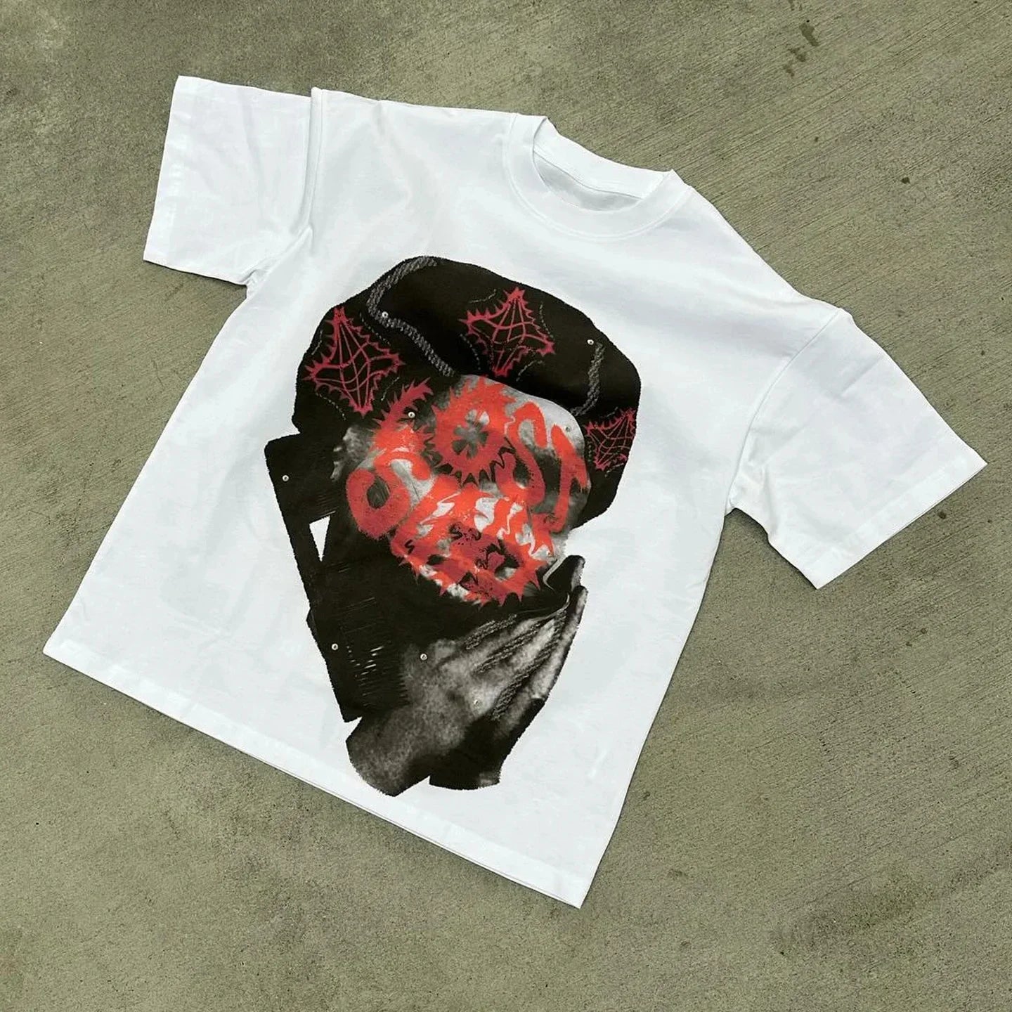 Women’s Casual Cartoon O‑Neck Tee