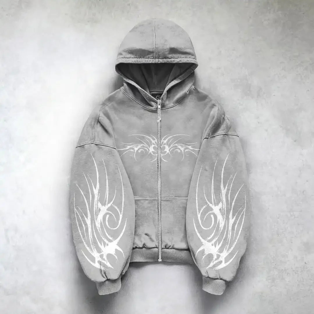 Zipper hoodie