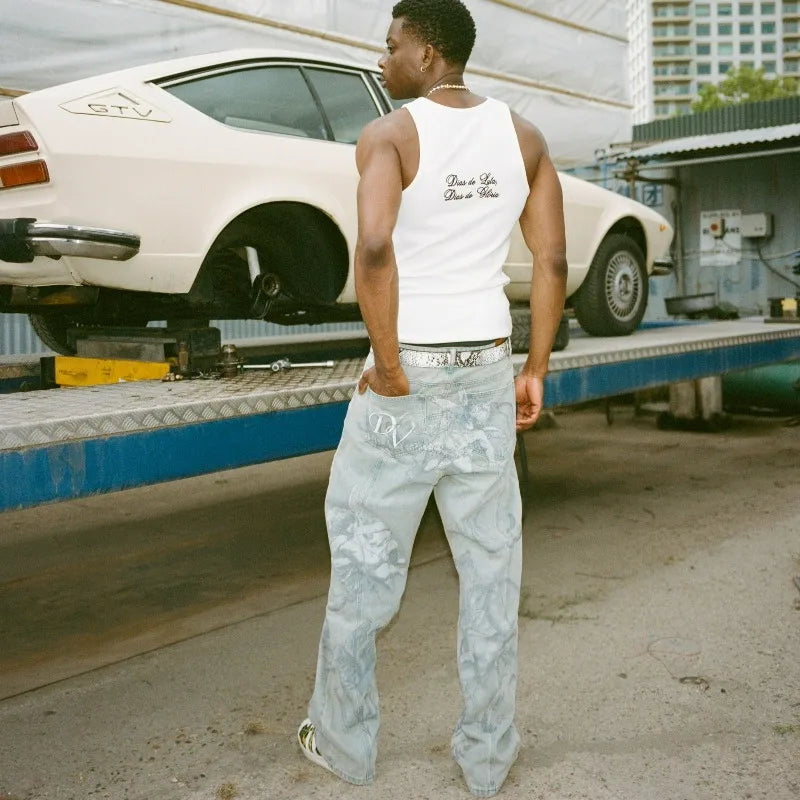 Men’s American Retro Straight Jeans