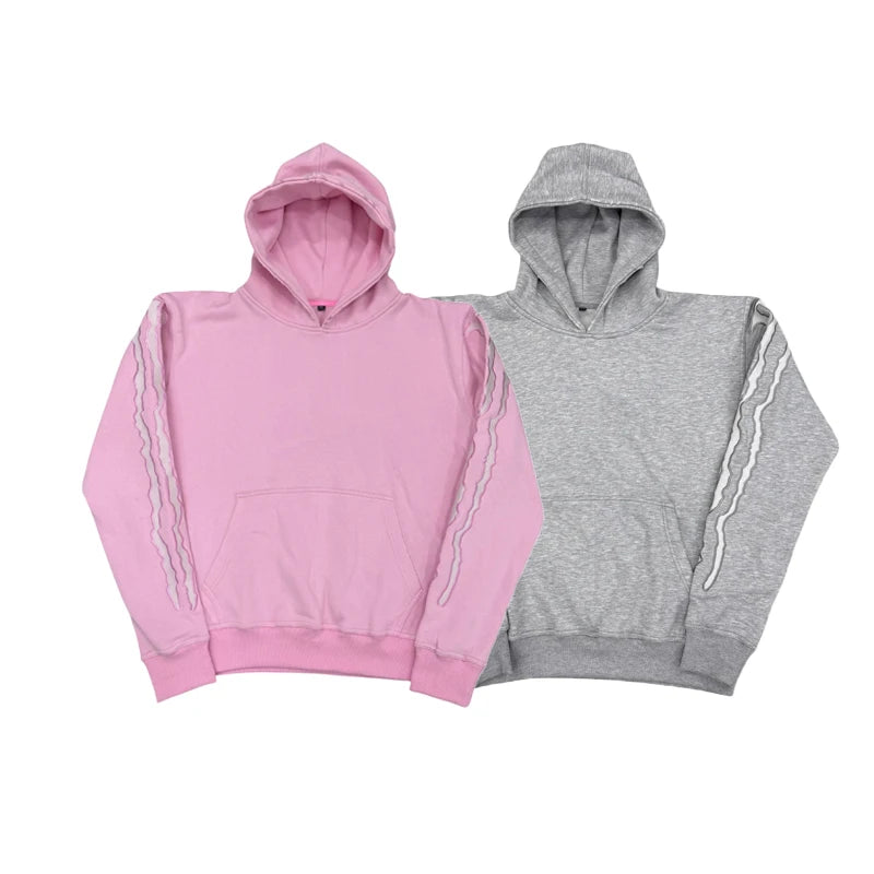 Men’s Striped Hip Hop Outerwear