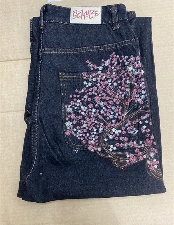 Men’s Gothic Wide Leg Jeans