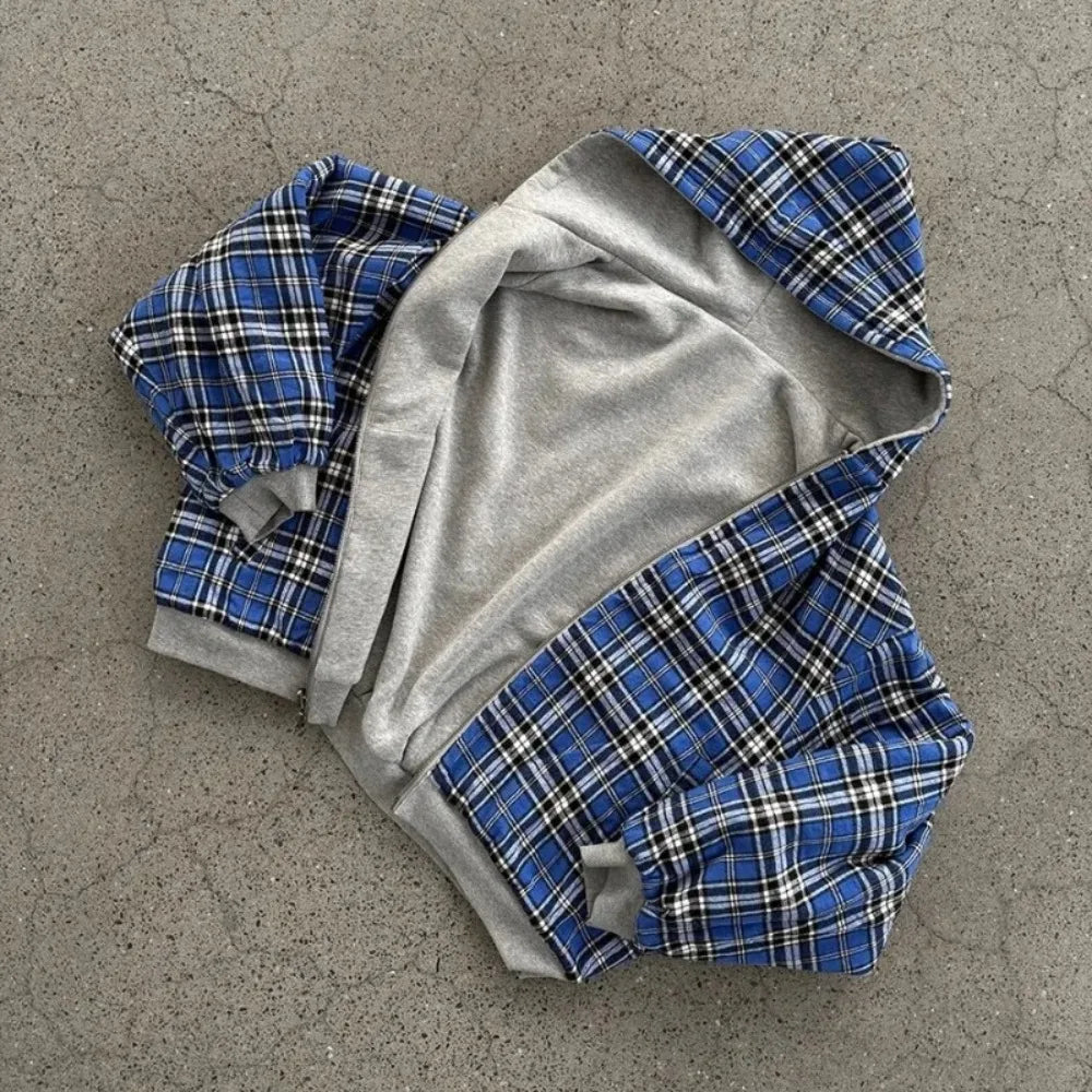 Men’s Patchwork Casual Hoodie