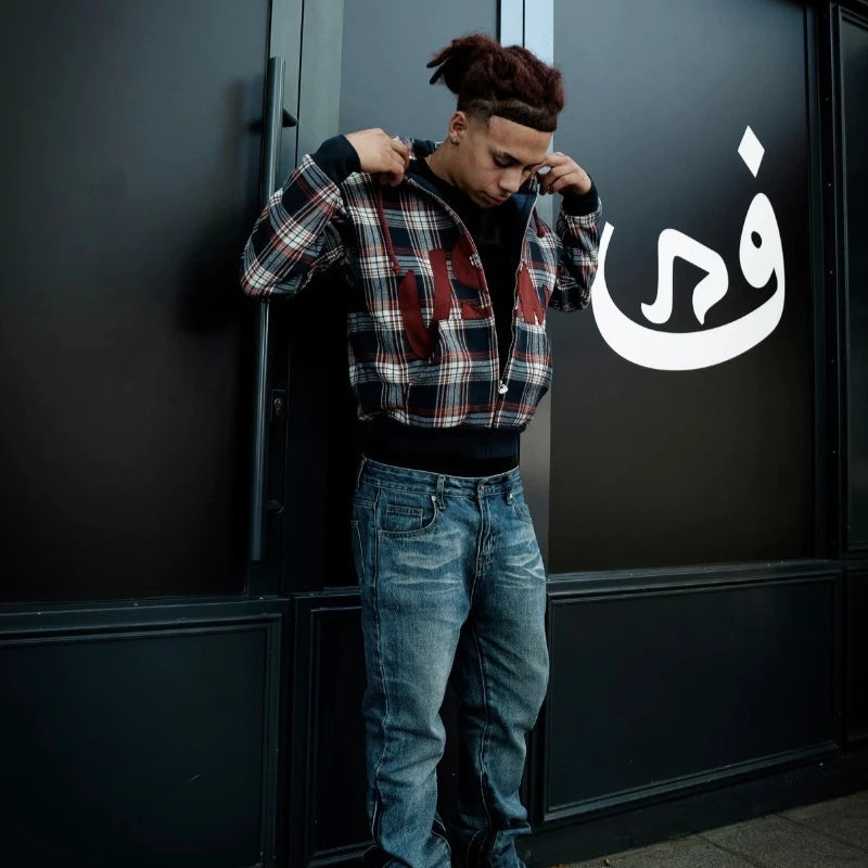 Men’s Striped Casual Hoodie