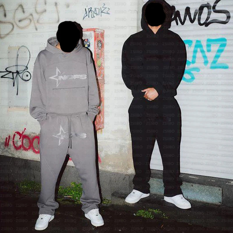 Embroidered Jogging Set