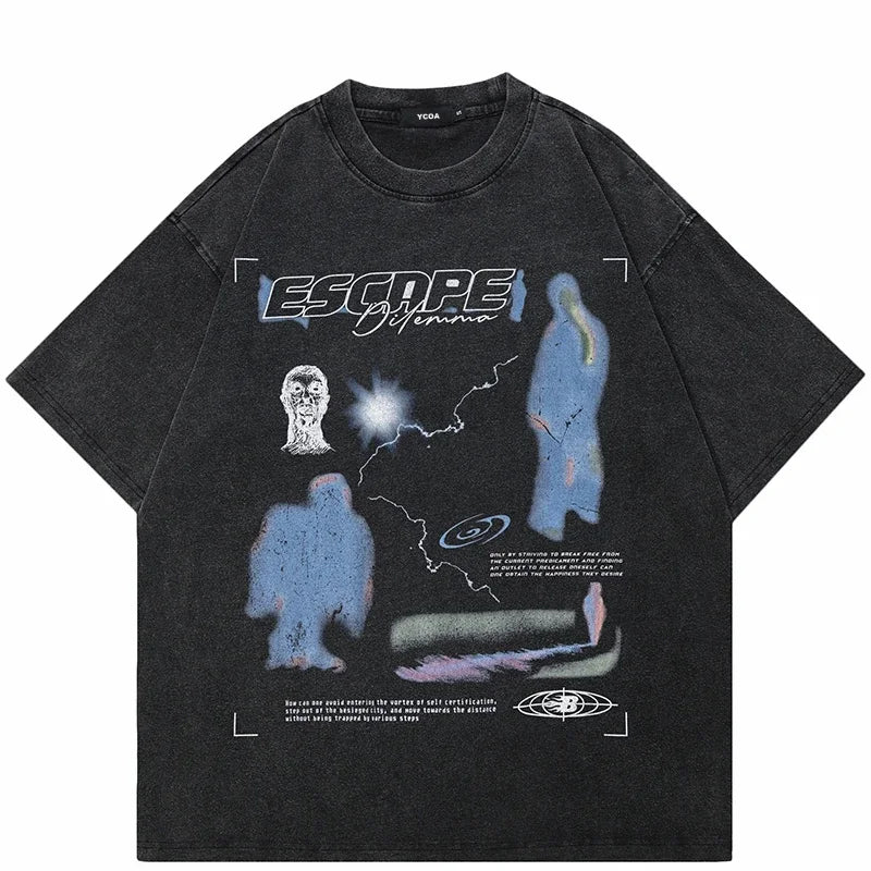 Men’s Casual Sustainable Cotton Print Tee