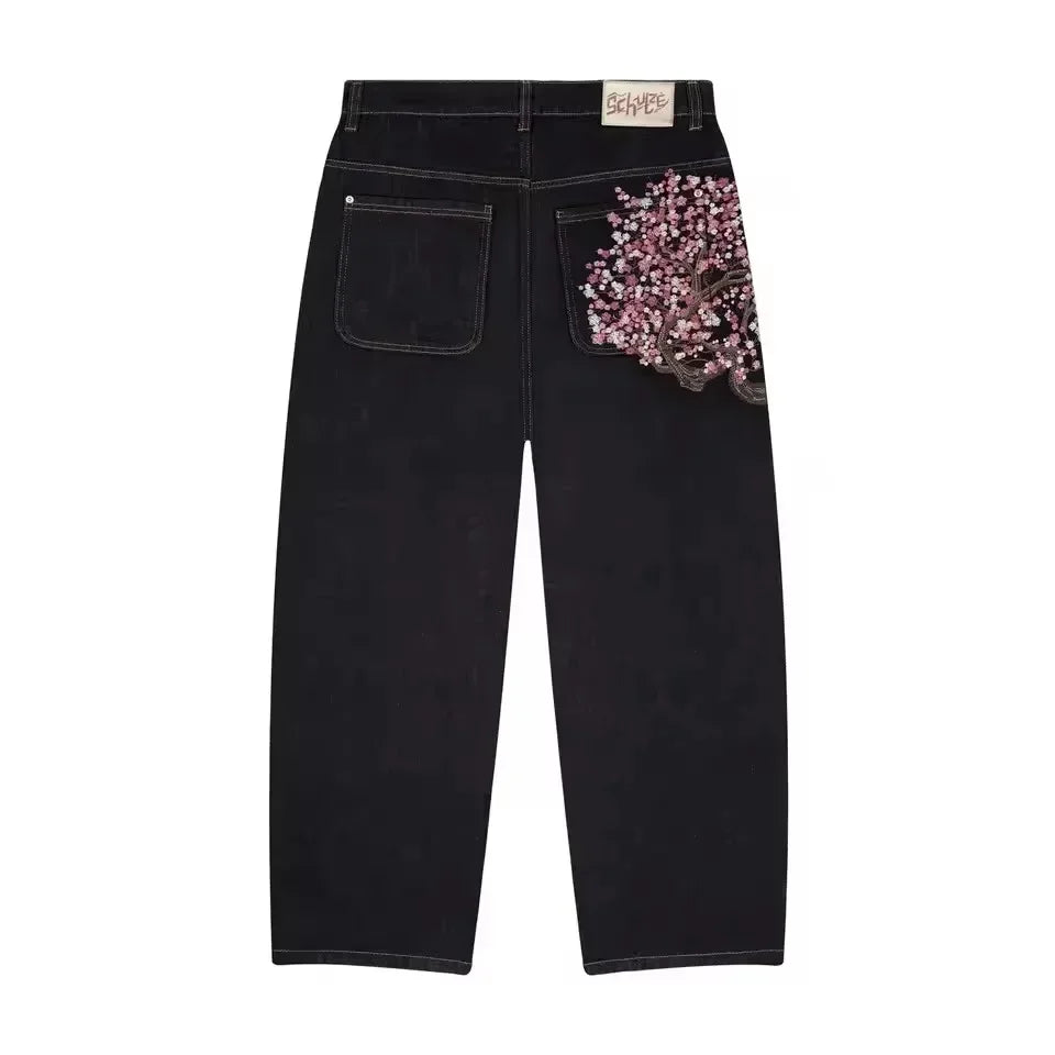 Men’s Gothic Wide Leg Jeans
