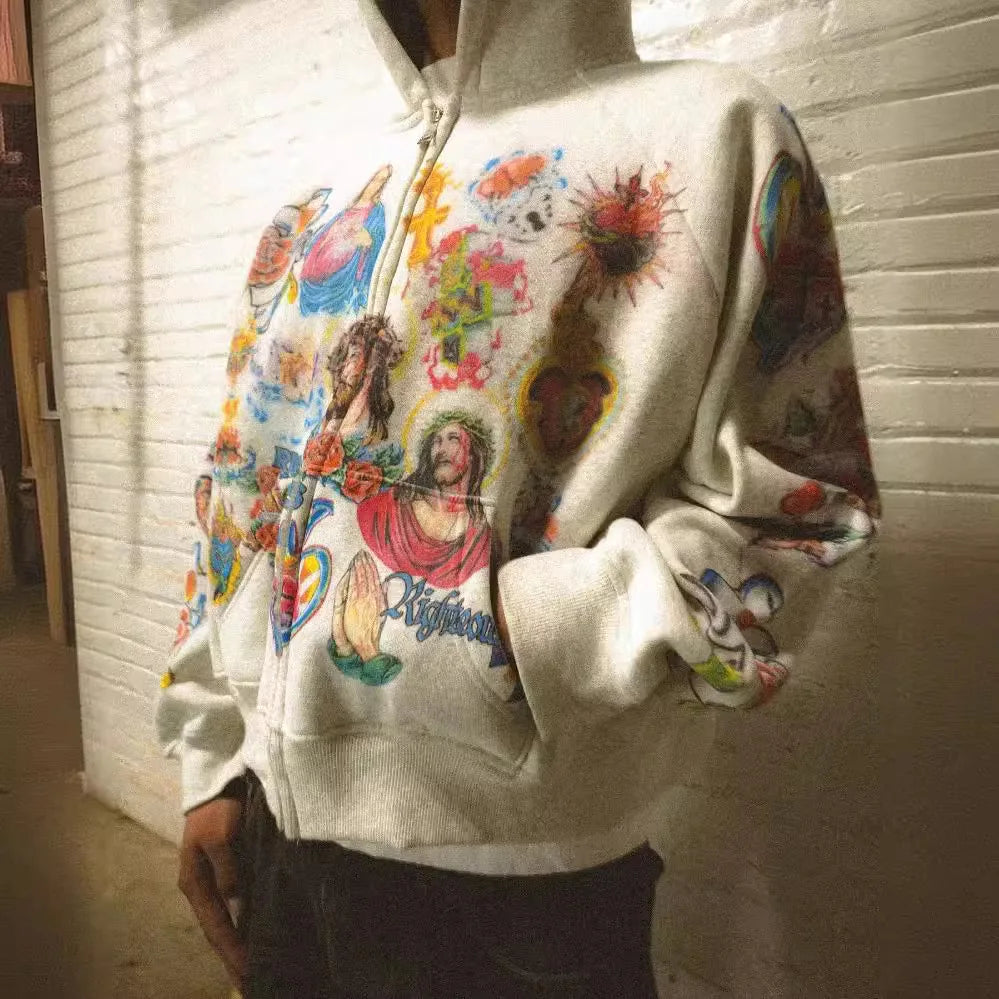 Men’s Casual Solid Hooded Hoodie