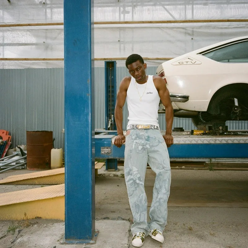 Men’s American Retro Straight Jeans