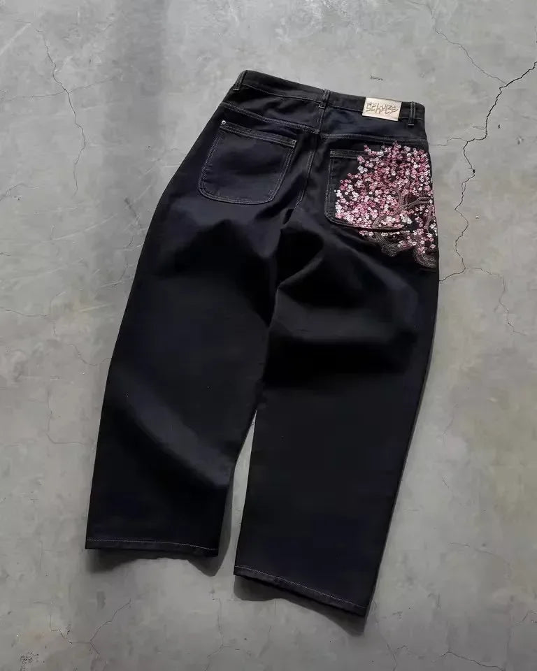 Men’s Gothic Wide Leg Jeans