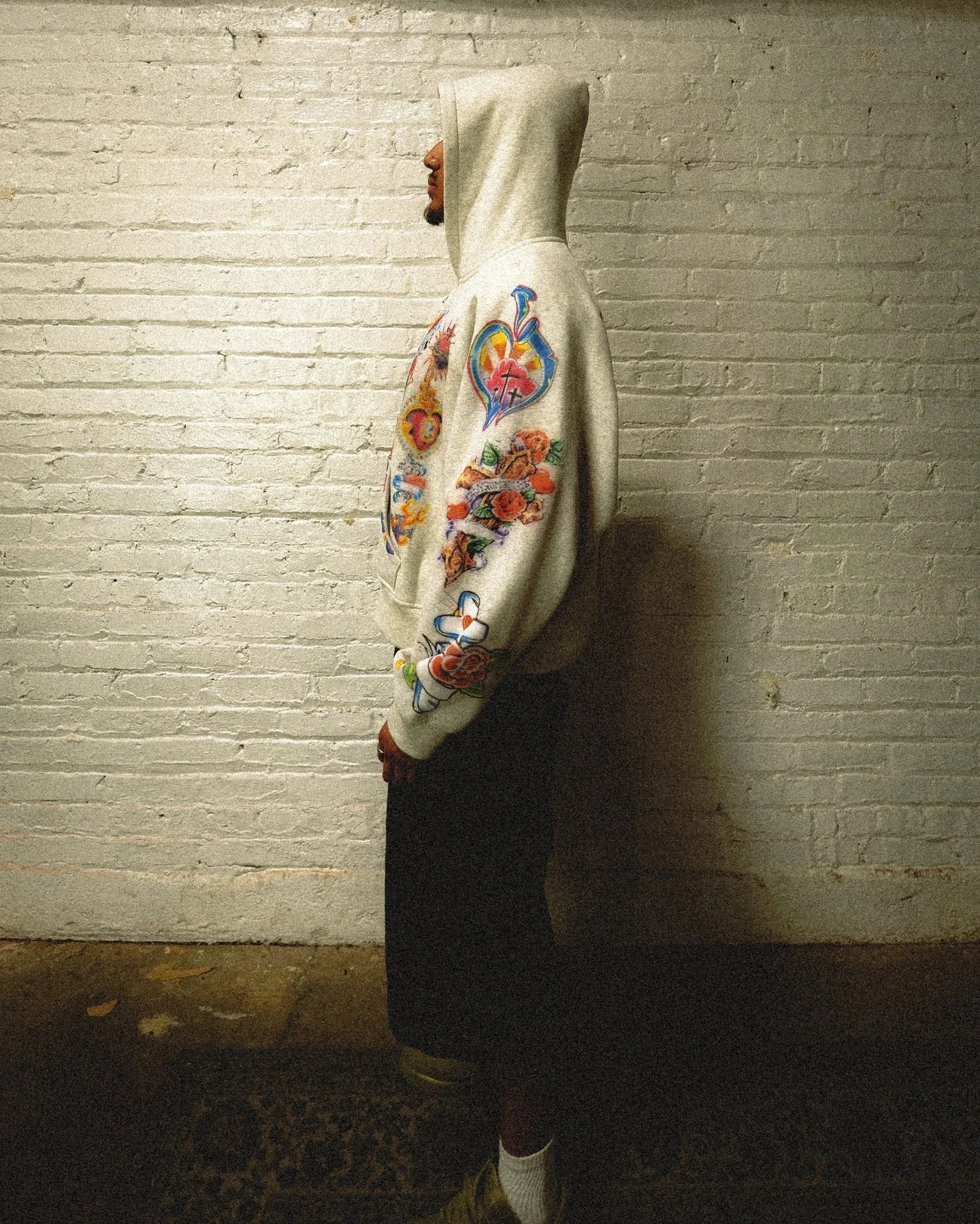 Men’s Casual Solid Hooded Hoodie