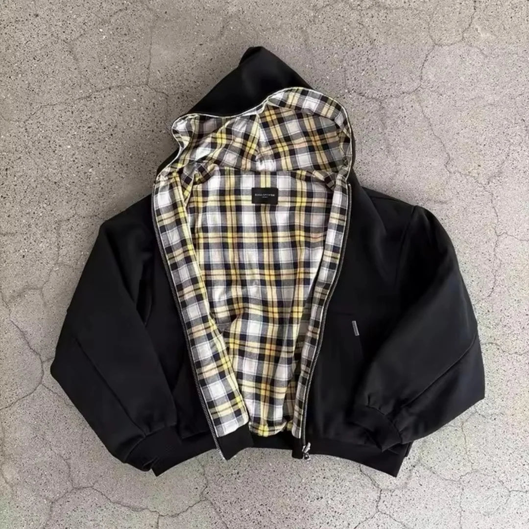 Men’s Patchwork Casual Hoodie