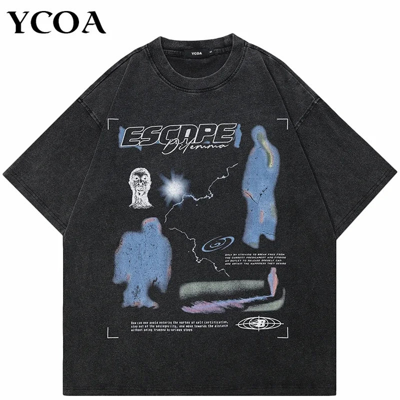 Men’s Casual Sustainable Cotton Print Tee