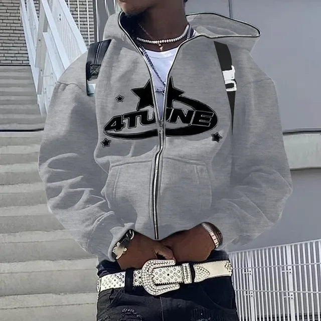 Men’s Hip Hop Printed Hoodie