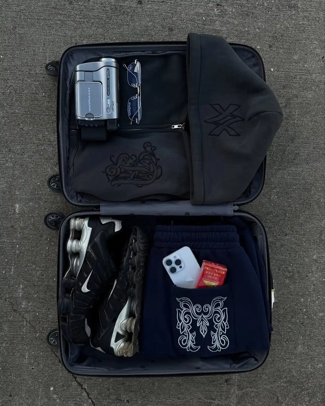 Men’s Hip Hop Abstract Hoodie Co‑ords