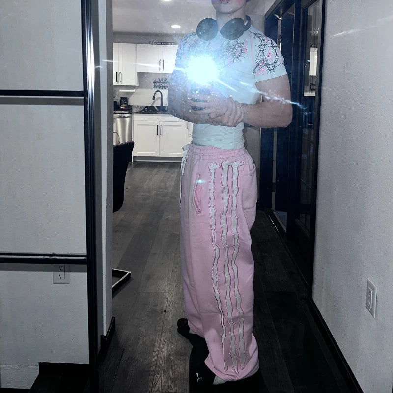 Men’s Striped Hip Hop Outerwear