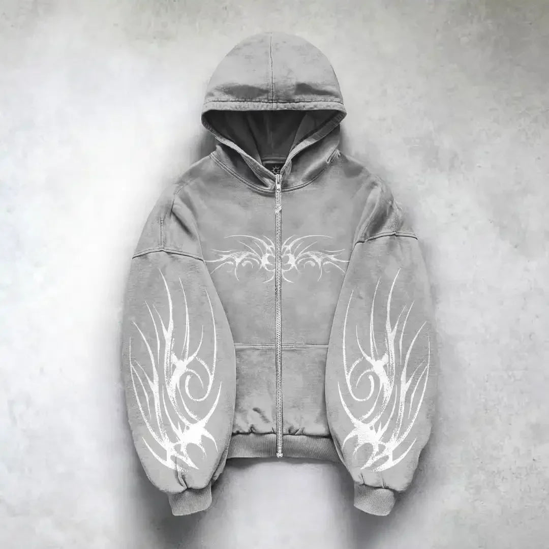 Zipper hoodie