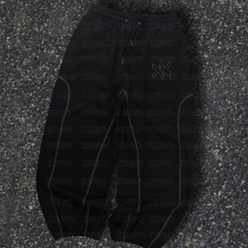 Men’s Hip Hop Abstract Hoodie Co‑ords