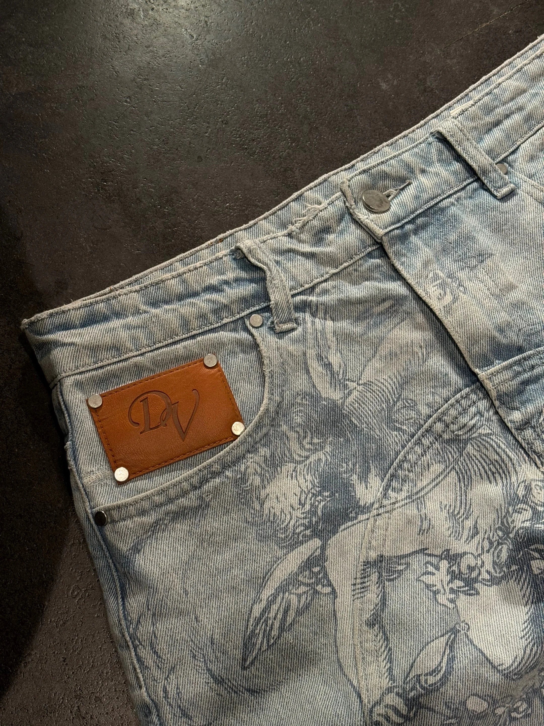 Men’s American Retro Straight Jeans