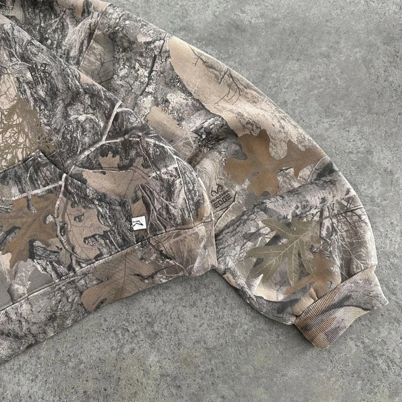 Men Camo Hoodie with or without zipper