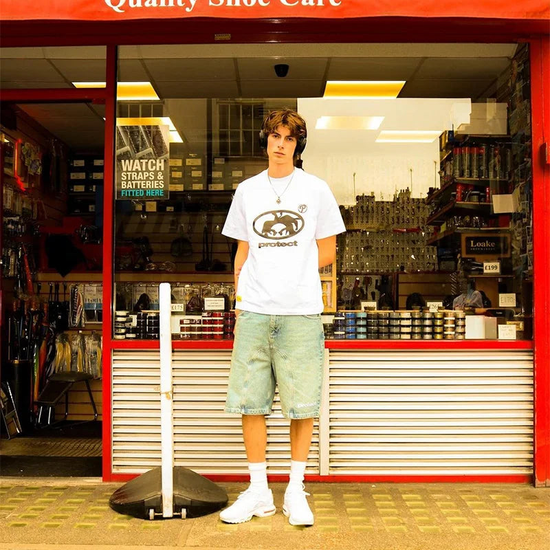 Men’s Casual Breathable Cotton Print Tee