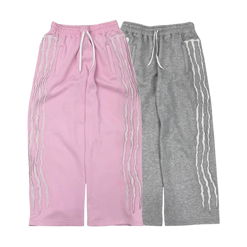 Men’s Striped Hip Hop Outerwear