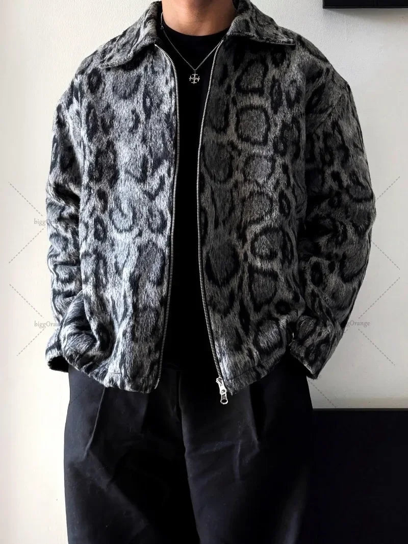 Men’s Leopard Print Jacket