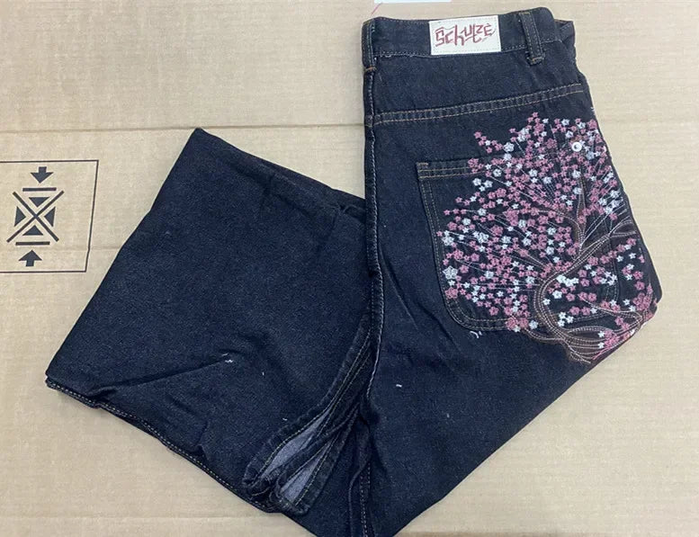 Men’s Gothic Wide Leg Jeans